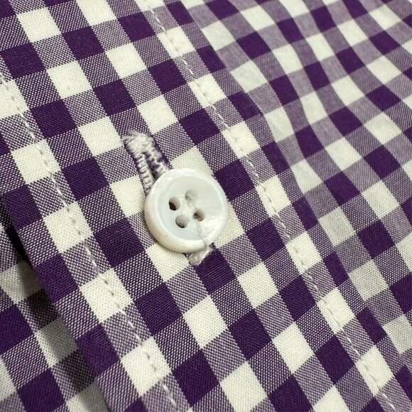 Spier & Mackay Handmade Dress Shirt Custom Check Long Sleeve Cotton 43 17 XL - Picture 4 of 10